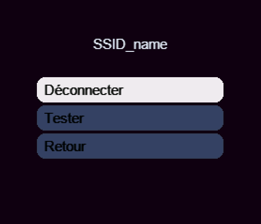 Paramètres Wi-Fi